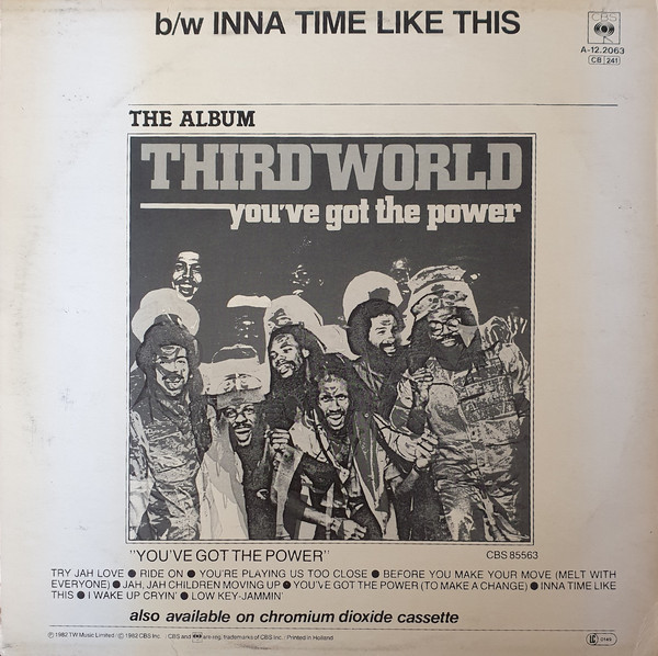 Third World - Try Jah Love(12" Maxi Single 33⅓RPM)
