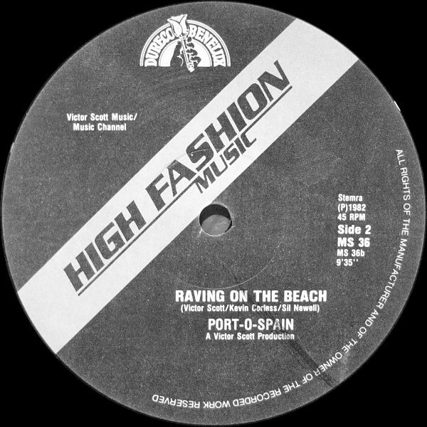 Port-O-Spain - Raving On The Beach (12" Maxi Single 45 RPM) Used