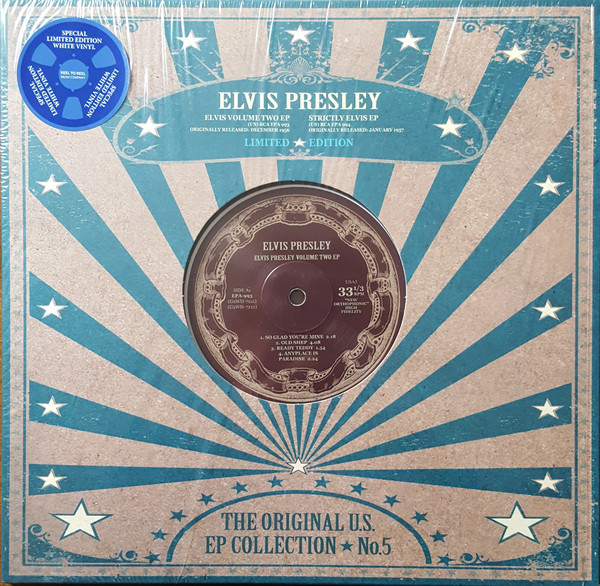 Elvis Presley - The Original U.S. Ep Collection No.5 (Vinyl, 10", 33 ⅓ RPM, L.E. White, New)
