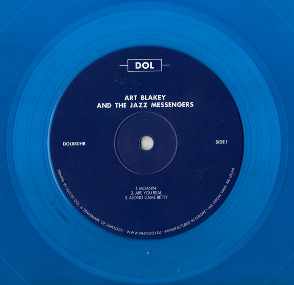 Art Blakey And The Jazz Messengers - Art Blakey And The Jazz Messengers (Blue Vinyl, New)