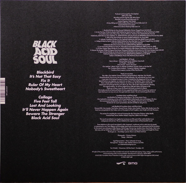 Lady Blackbird - Black Acid Soul ( 1 Lp New)