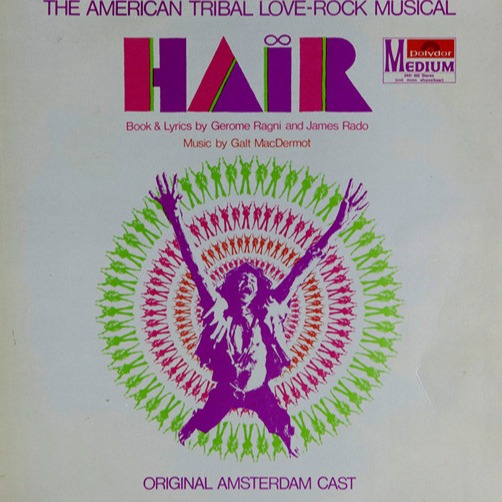 Various - Hair - The American Tribal Love-Rock Musical - Original Amsterdam Cast ( 1Lp Used Nm)
