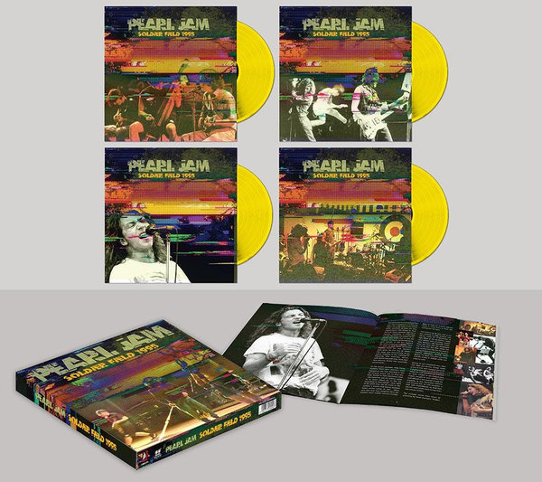 Pearl Jam - "Live" Soldier Field 1995 "Limited Edition" (4 Lp New Yellow Vinyl)