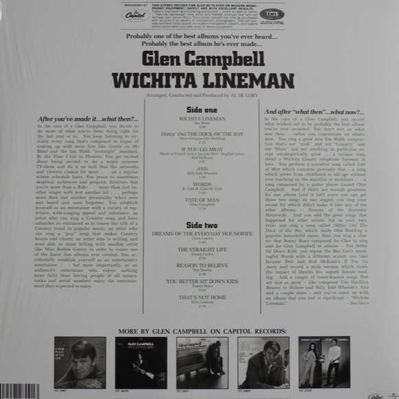 Glen Campbell - Wichita Lineman (1Lp New)