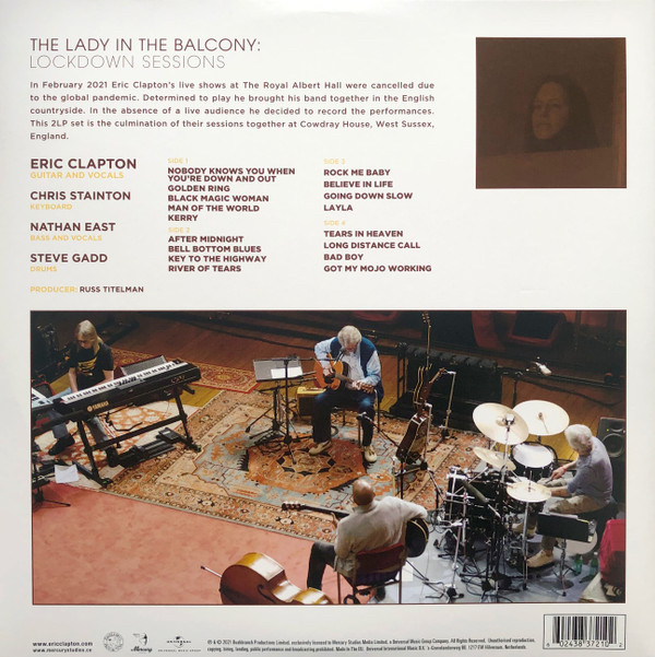 Eric Clapton - Lady In The Balcony : Lockdown Sessions (2 Lp New Colored Vinyl)