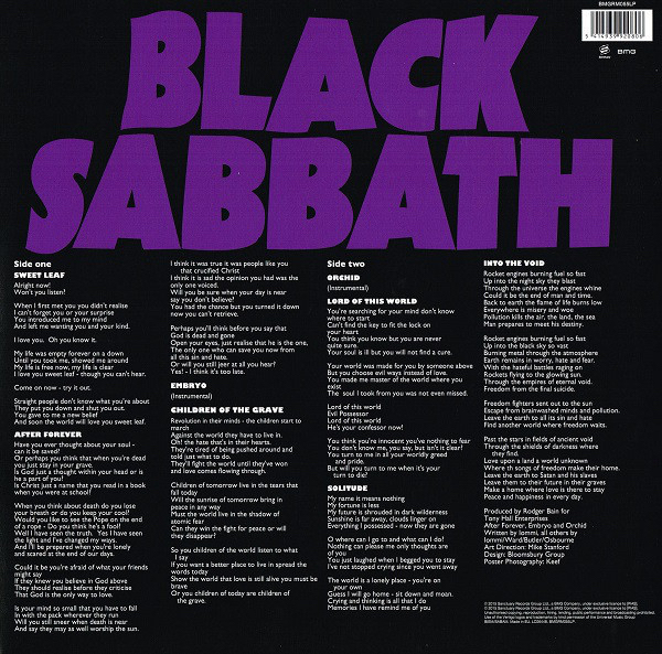 Black Sabbath - Master Of Reality (1 Lp New)