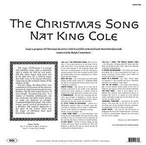 Nat King Cole - The Christmas Song (1 Lp New Colored Vinyl)