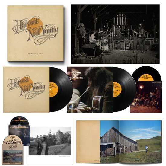 Neil Young - Harvest (2lp+7"+2dvd Box 50th Anniversary Edition, Lp+Dvd9 ( Pre - Order 02-12-2022)