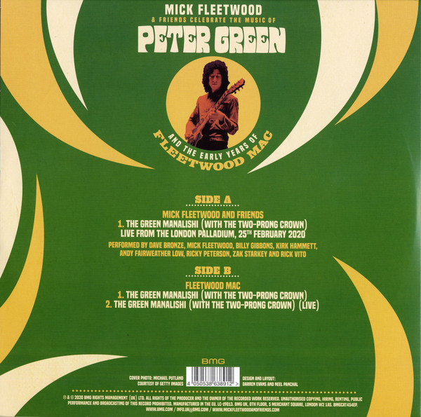 Peter Green & Friends - The Green Manalishi (With The Two-Prong Crown) (1 Ep New Col Vinyl)