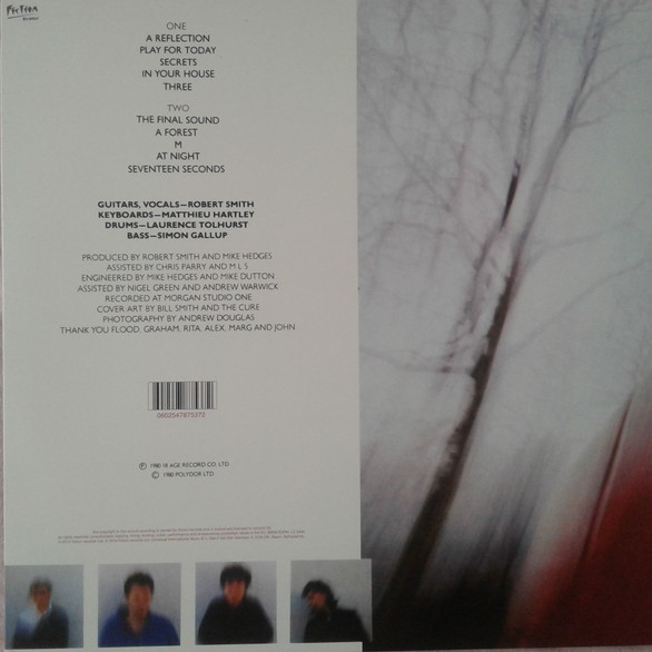 The Cure - Seventeen Seconds (1 Lp New)