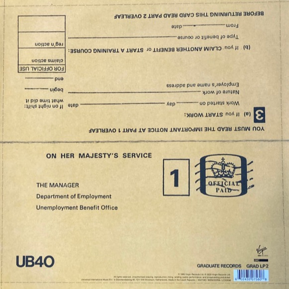 UB40 - Signing Off (1Lp, 1Ep Limited Edition, Colored Vinyl)