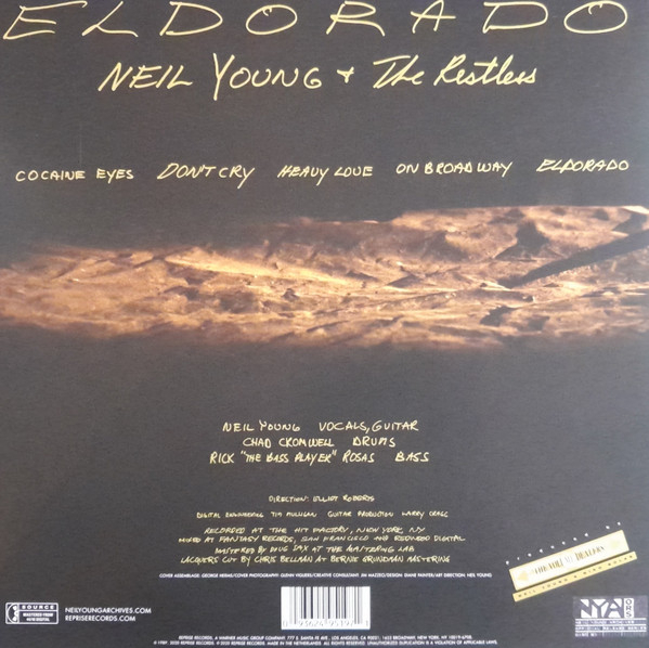 Neil Young + The Restless - Eldorado (1Ep New)