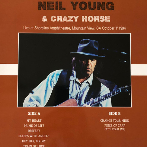 Neil Young & Crazy Horse ‎– Live At Shoreline Amphitheatre, Mountain View, CA 10-01-1994(1Lp Col)