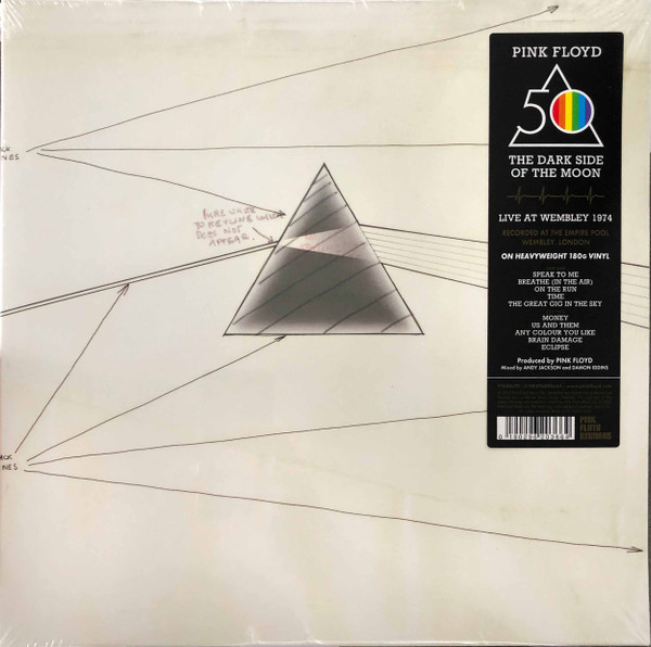 Pink Floyd– The Dark Side Of The Moon "50th Anniversary "(Live At Wembley 1974)